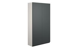 Clarence 600mm Slim 2 Door Storage Unit - Matt Graphite Grey (Grey Cab)